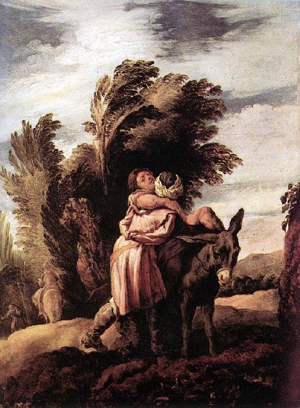 FETI, Domenico Parable of the Good Samaritan dfgj oil painting image